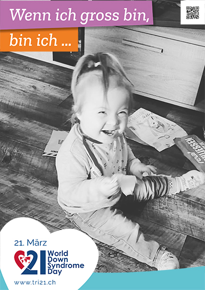 Plakataktion 2022 'Wenn ich gross bin, bin ich.../Ich arbeite gerne als...'