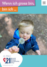 Poster zum Welt Down-Syndrom Tag 2022