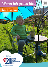 Poster zum Welt Down-Syndrom Tag 2022