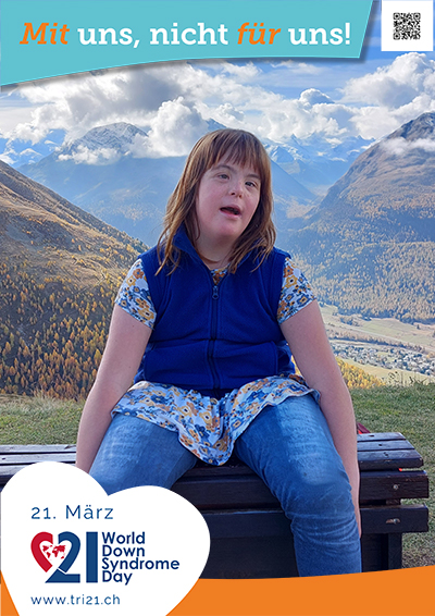 Plakataktion 2023 'Mit uns, nicht für uns!'