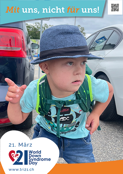 Plakataktion 2023 'Mit uns, nicht für uns!'