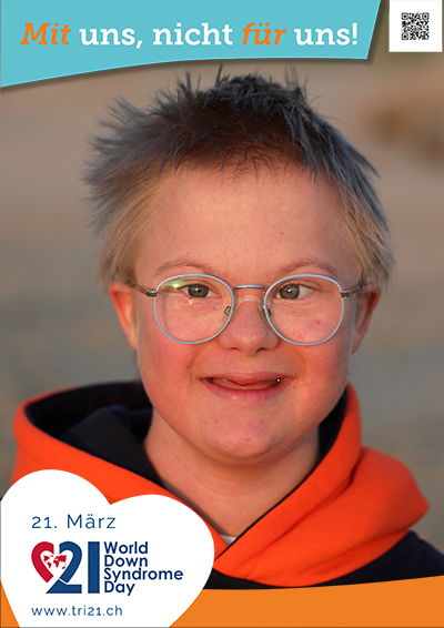 Plakataktion 2023 'Mit uns, nicht für uns!'