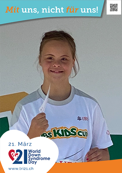 Plakataktion 2023 'Mit uns, nicht für uns!'