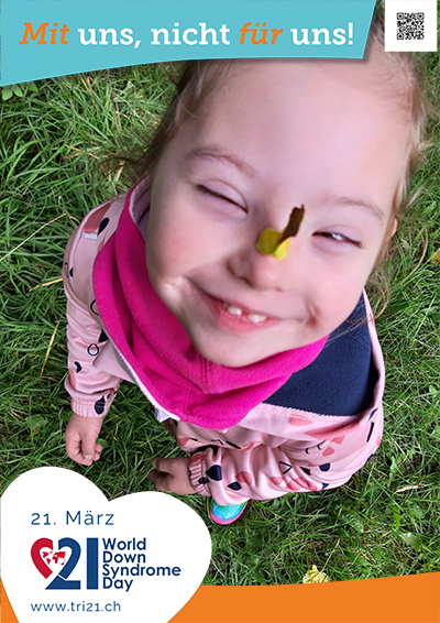 Plakataktion 2023 'Mit uns, nicht für uns!'