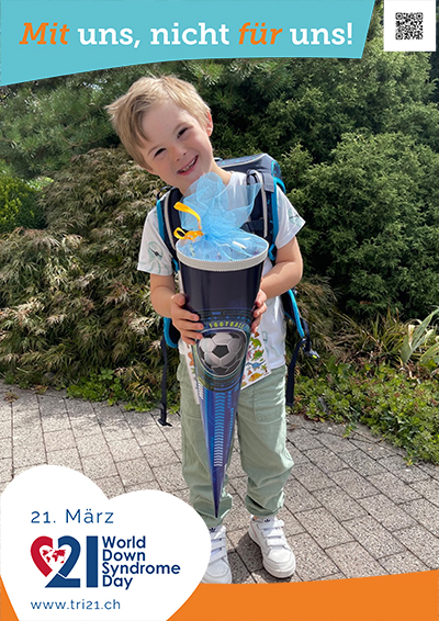 Plakataktion 2023 'Mit uns, nicht für uns!'