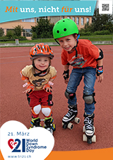 Poster zum Welt Down-Syndrom Tag 2023