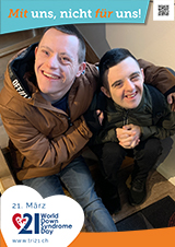 Poster zum Welt Down-Syndrom Tag 2023