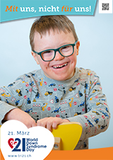 Poster zum Welt Down-Syndrom Tag 2023