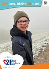 Poster zum Welt Down-Syndrom Tag 2023