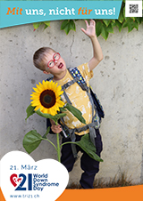 Poster zum Welt Down-Syndrom Tag 2023