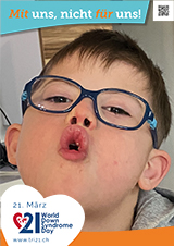 Poster zum Welt Down-Syndrom Tag 2023
