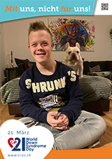 Poster zum Welt Down-Syndrom Tag 2023