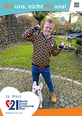 Poster zum Welt Down-Syndrom Tag 2023