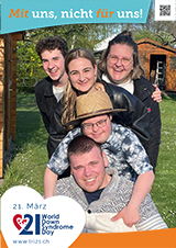 Poster zum Welt Down-Syndrom Tag 2023