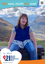 Poster zum Welt Down-Syndrom Tag 2023