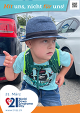 Poster zum Welt Down-Syndrom Tag 2023