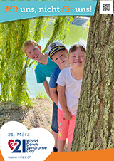 Poster zum Welt Down-Syndrom Tag 2023