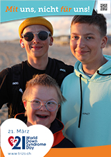 Poster zum Welt Down-Syndrom Tag 2023