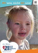 Poster zum Welt Down-Syndrom Tag 2023
