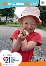 Poster zum Welt Down-Syndrom Tag 2023