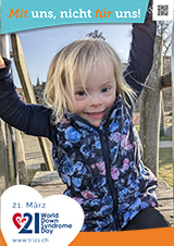 Poster zum Welt Down-Syndrom Tag 2023