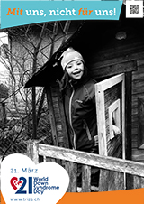 Poster zum Welt Down-Syndrom Tag 2023