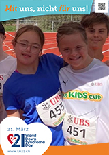 Poster zum Welt Down-Syndrom Tag 2023