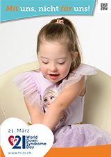 Poster zum Welt Down-Syndrom Tag 2023