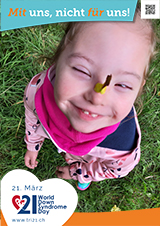 Poster zum Welt Down-Syndrom Tag 2023