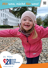 Poster zum Welt Down-Syndrom Tag 2023