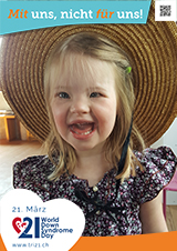 Poster zum Welt Down-Syndrom Tag 2023