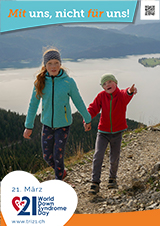 Poster zum Welt Down-Syndrom Tag 2023