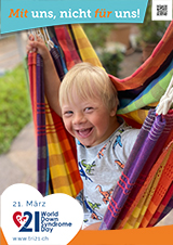Poster zum Welt Down-Syndrom Tag 2023