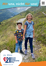 Poster zum Welt Down-Syndrom Tag 2023