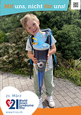 Poster zum Welt Down-Syndrom Tag 2023