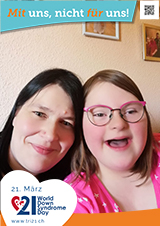 Poster zum Welt Down-Syndrom Tag 2023