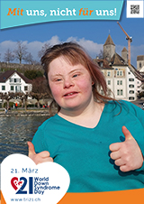 Poster zum Welt Down-Syndrom Tag 2023