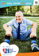 Poster zum Welt Down-Syndrom Tag 2023