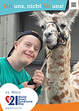 Poster zum Welt Down-Syndrom Tag 2023