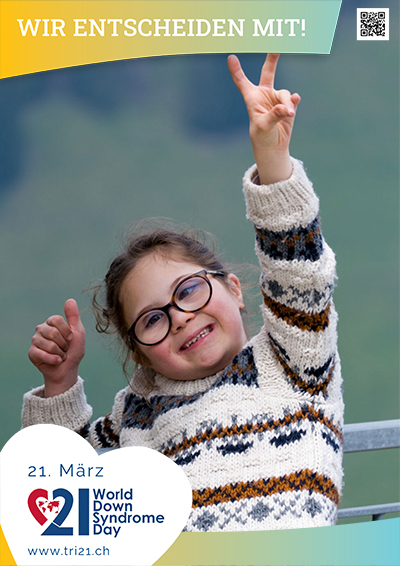 Plakataktion 2024 'Wir entscheiden mit!'