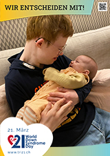 Poster zum Welt Down-Syndrom Tag 2024