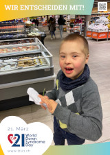 Poster zum Welt Down-Syndrom Tag 2024