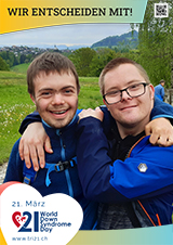 Poster zum Welt Down-Syndrom Tag 2024