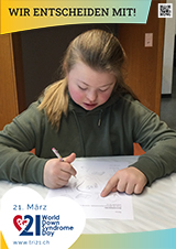 Poster zum Welt Down-Syndrom Tag 2024