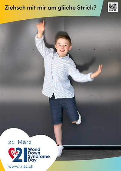 Plakataktion 2025 'Ziehsch mit mir am gliiche Strick?'