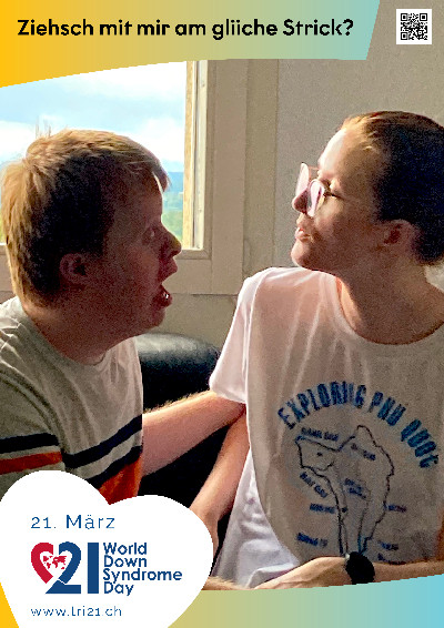 Plakataktion 2025 'Ziehsch mit mir am gliiche Strick?'
