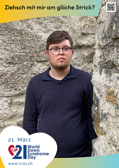 Plakataktion 2025 'Ziehsch mit mir am gliiche Strick?'