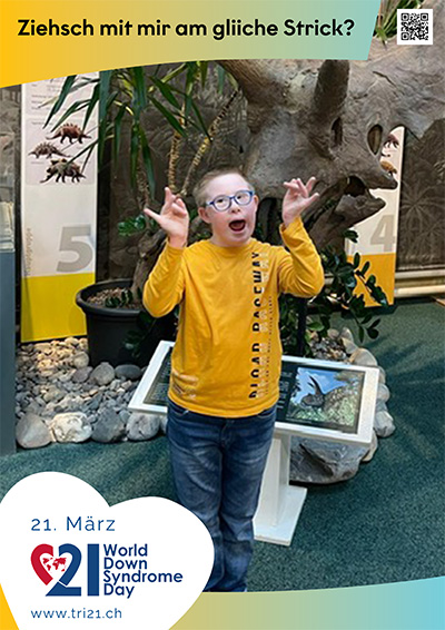 Plakataktion 2025 'Ziehsch mit mir am gliiche Strick?'