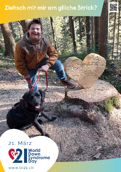 Plakataktion 2025 'Ziehsch mit mir am gliiche Strick?'