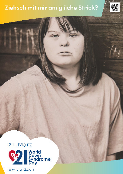 Plakataktion 2025 'Ziehsch mit mir am gliiche Strick?'
